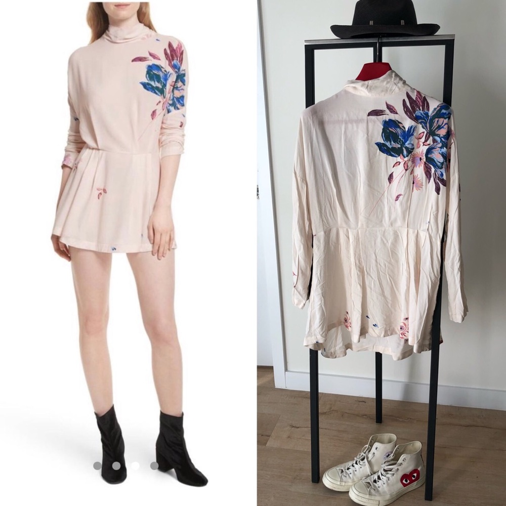 Ivory mini dress by free people 🌿 M size - Picture 4 of 8